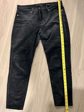 Banana Republic corduroy  Black Mid-Rise Skinny ankle Jeans